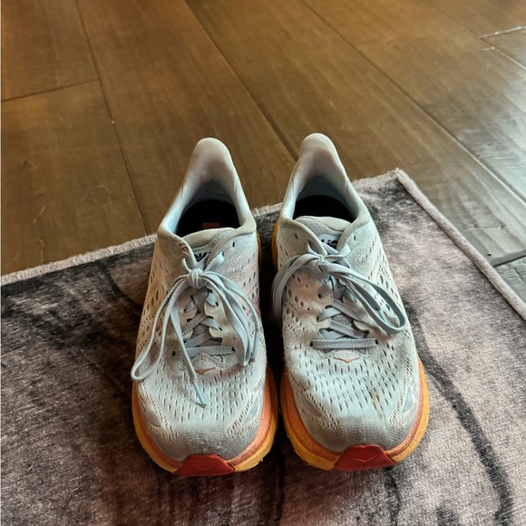 Hoka Women's Clifton 8 in Summer Song/Ice Flow - Picture 2 of 8